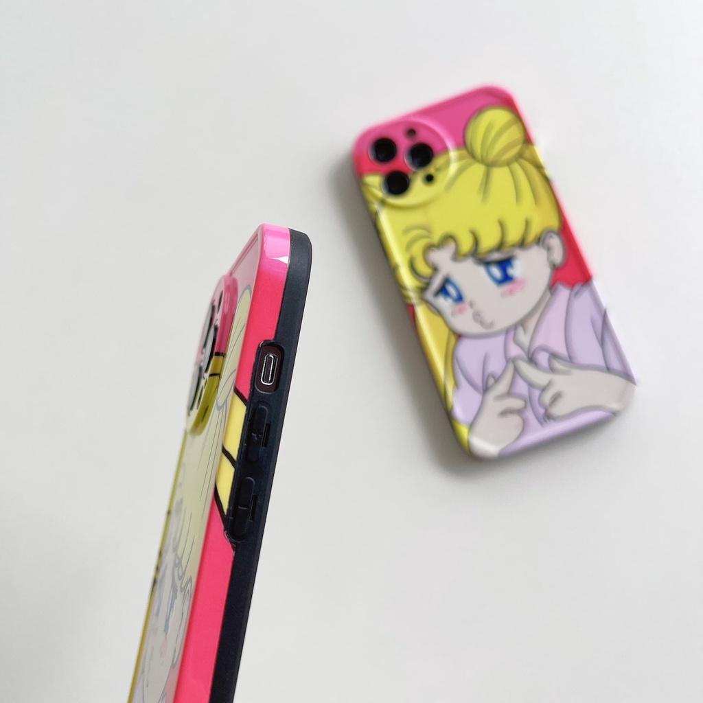 Ốp Điện Thoại Hình Thủy Thủ Mặt Trăng Chống Sốc Cho iPhone 14 / 13 / 12 / 11