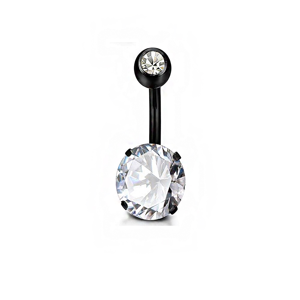 Hàng Mới Về Mới Khuyên Rốn Đính Đá Zircon Thời Trang Cho Nữ