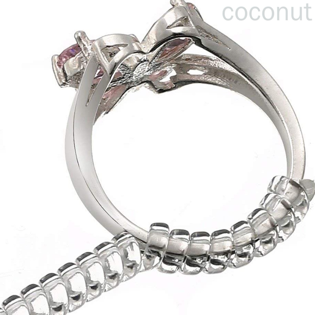 Bộ 12 dụng cụ điều chỉnh kích thước nhẫn trong suốt