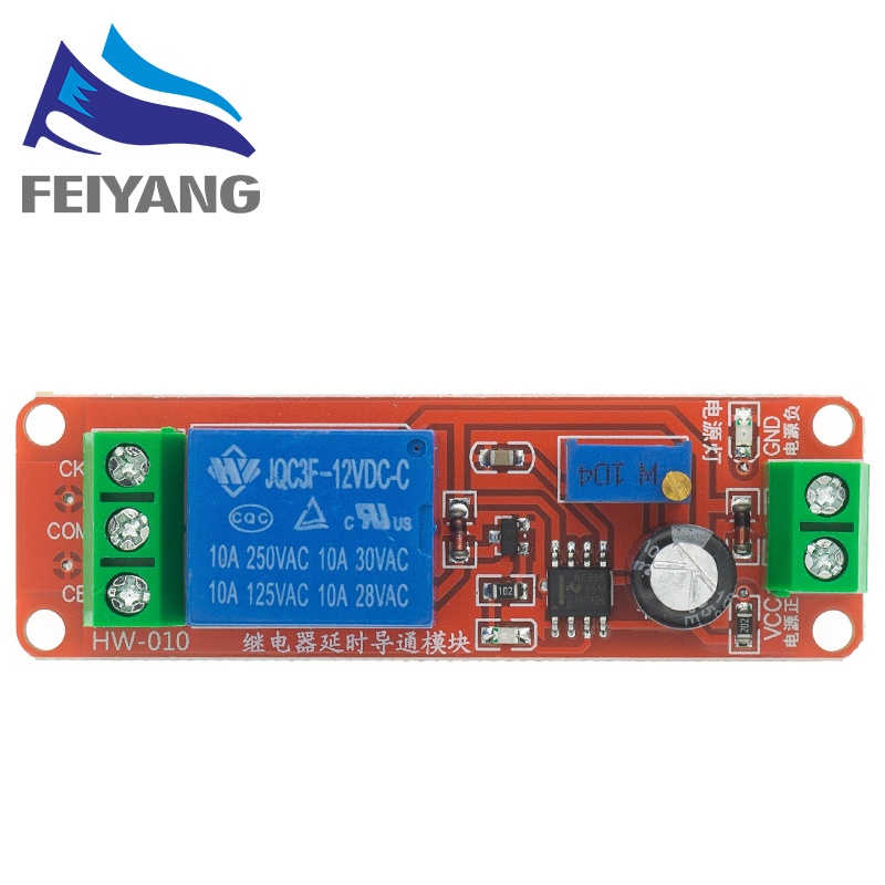 Rơ le hẹn giờ 0 đến 10 giây DC 12 NE555