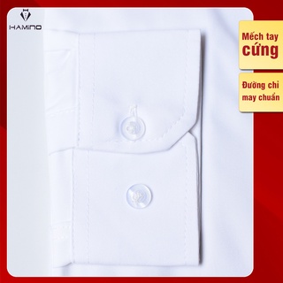 Combo 2 áo sơ mi nam (trắng + xanh dương) lịch lãm