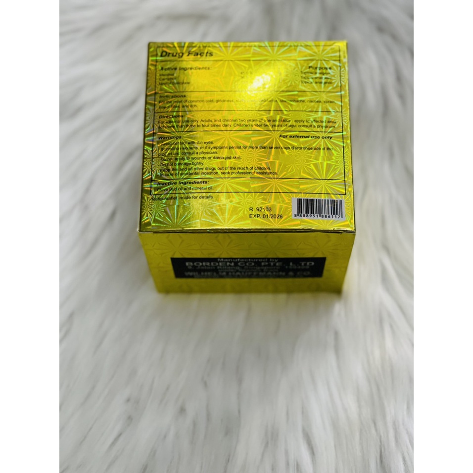 Dầu gió Dạng lăn Con ó Vàng Singapore Eagle Brand Medicated Oil 10ml Singapore  Loại II- Hương bạc hà đinh dương