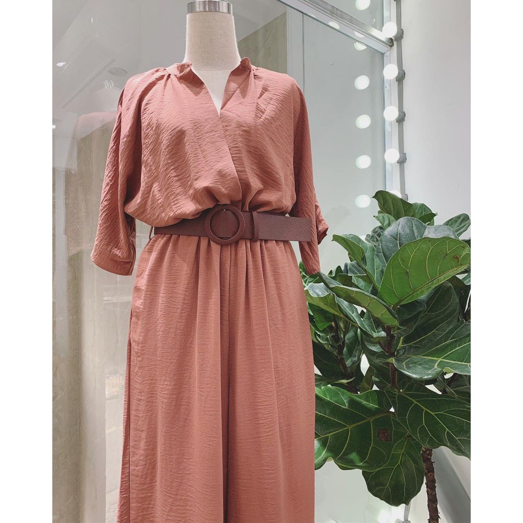 Bộ jumpsuit dư xịn sang chảnh - kèm belt 1 màu