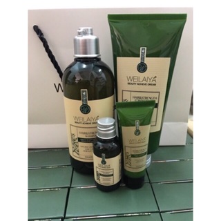 Cặp dầu gội xả gừng Weilaiya tặng kèm set mini)