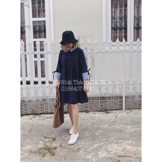Babydoll phối kẻ
