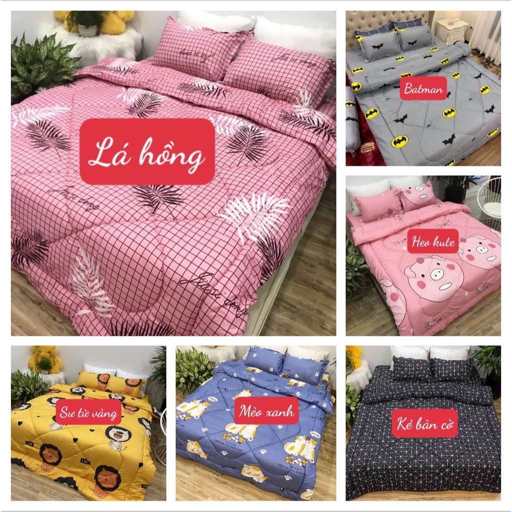 Xả kho Bộ Chăn Phao Ga Gối 1m2,1m4,1m5,1m6,1m8
