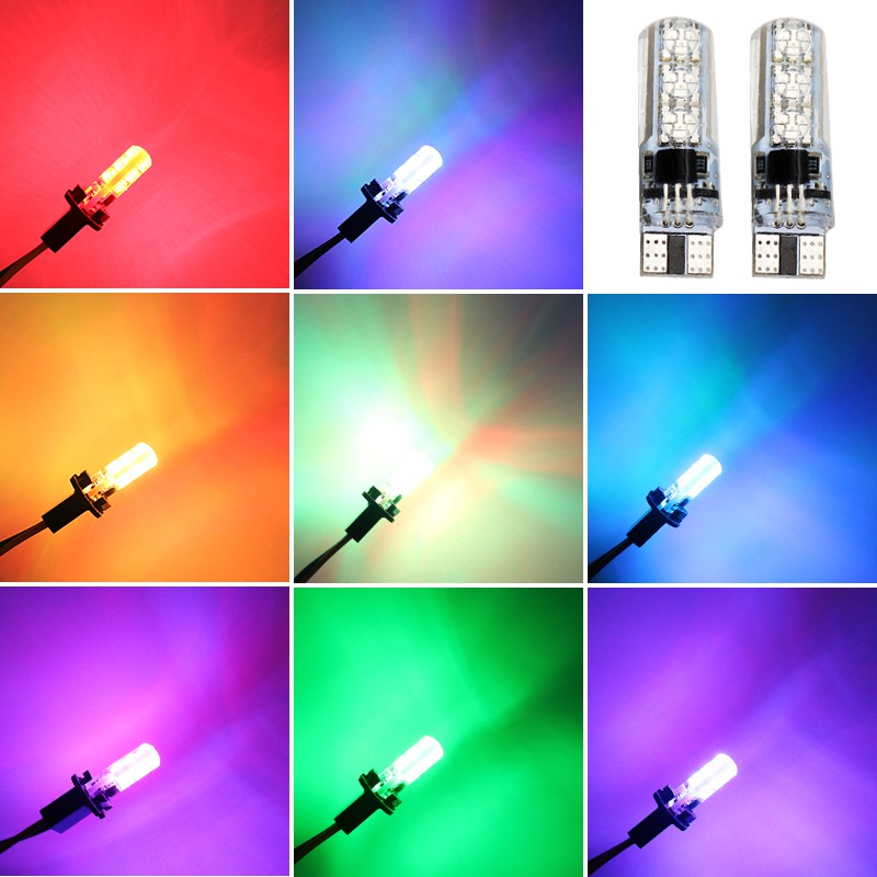 Set 2 Đèn Led Nhiều Màu 12V Kèm Bộ Điều Khiển Từ Xa Tiện Dụng