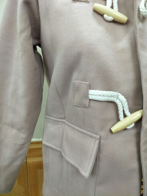 Áo dạ nút gỗ QC xinh