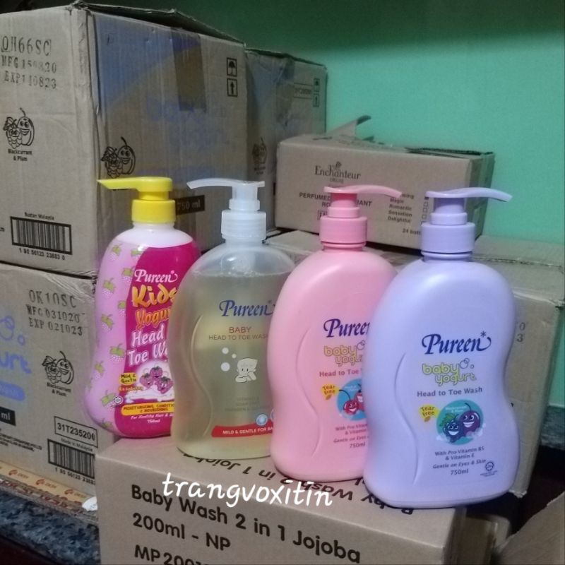 (Chất mà rẻ) sữa tắm gội Pureen 750ml