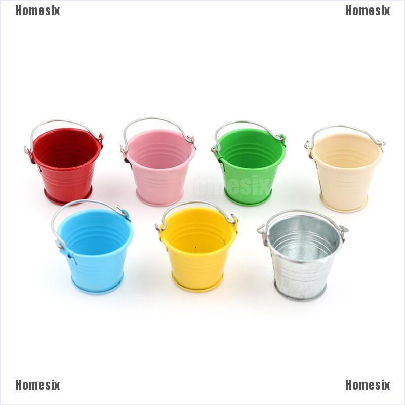 [HoMSI] Mini Cute Bucket Colored Wedding Party Favor Keg Box Gift Pail Candy Lolly SUU