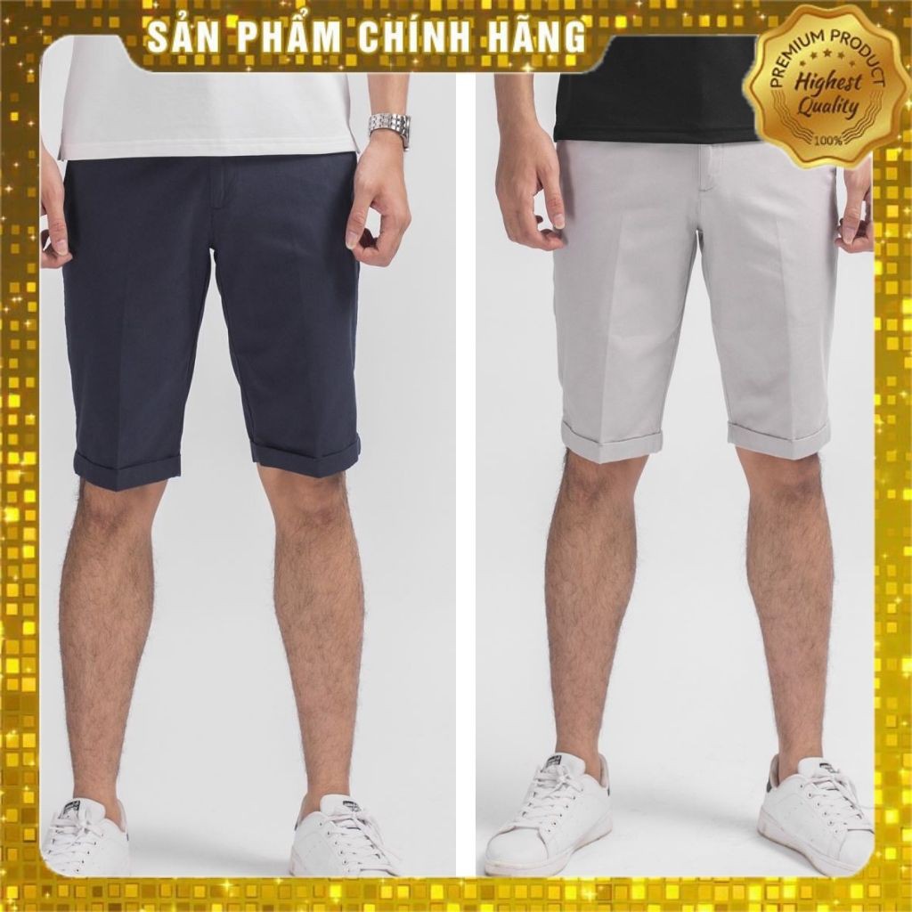 Quần short kaki nam ARISTINO kéo khóa - reguler-aso053s8 | BigBuy360 - bigbuy360.vn