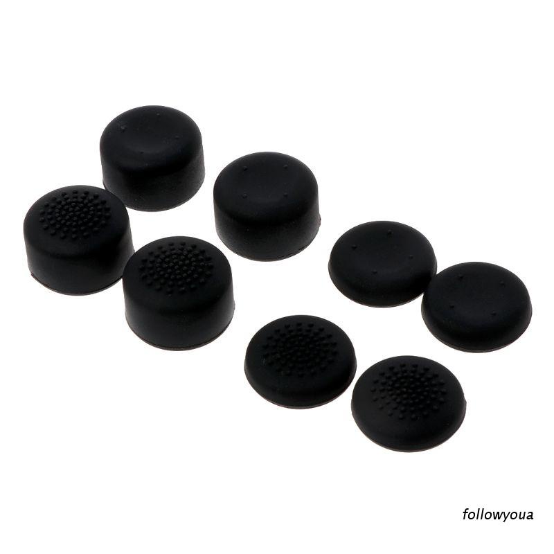 Set 8 vỏ bọc cần điều khiển ngón tay cái chất liệu silicon bền bỉ tiện dụng