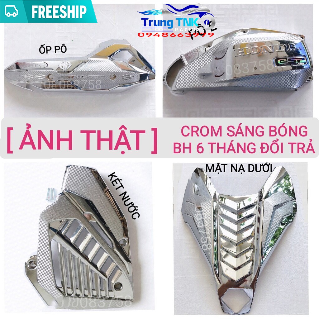ốp tráng trí air blade 2016-2019 crom.