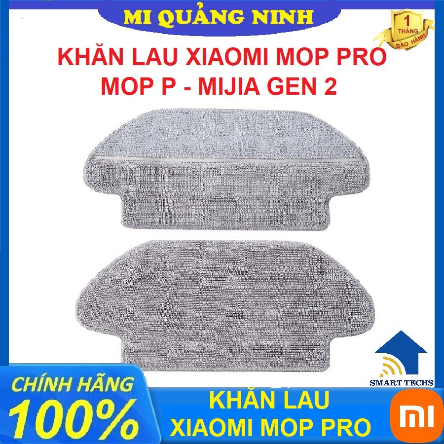 Phụ kiện Robot hút bụi Xiaomi Mop Pro, Mop P, Mijia Gen 2 - Màng lọc hepa, Khăn lau, Chổi giữa, Chổi cạnh STYJ02YM