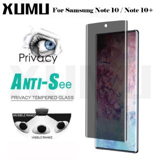 Tấm kính cường lực bảo vệ cạnh cong chống nhìn trộm cho Samsung Galaxy Note 10 + 20 Ultra Plus