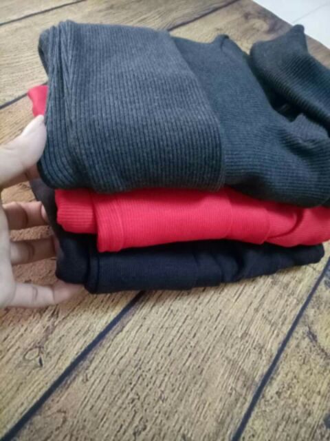 [ Sỉ 49K ] (6 Màu) Đầm Cổ Lọ Tay Dài Thun Gân Cao Cấp | BigBuy360 - bigbuy360.vn