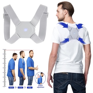 Adjustable Intelligent Posture Support Trainer Smart Posture Corrector Upper Back Brace Clavicle Support for Men and Women doosl