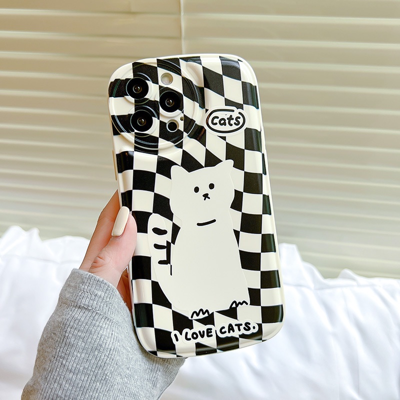Ốp Điện Thoại Hình Mèo Cho iphone 6 / 6plus / 6splus / 7 / 7plus / 8 / 8plus / xs / 11 / 12 / 13 / pro / max / plus / promax