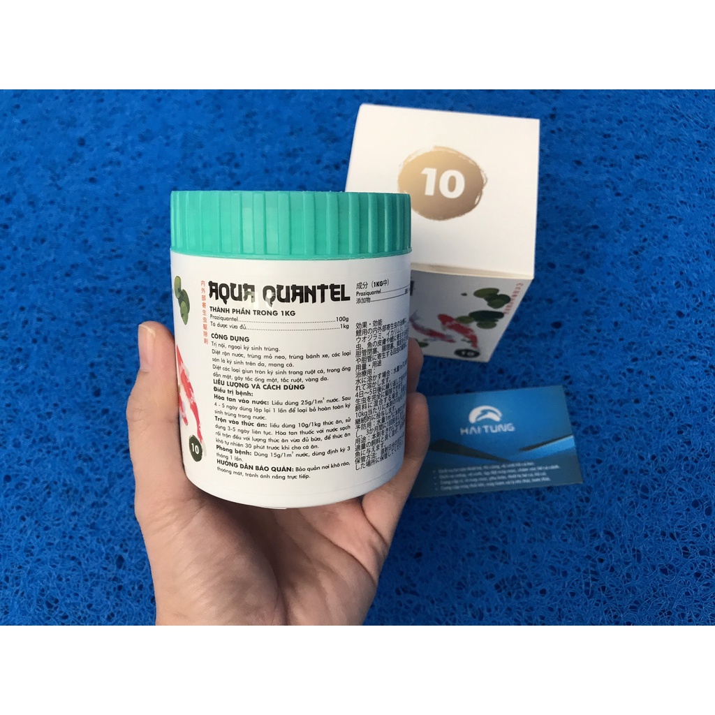 AQUA QUANTEL Dùng Cho Cá Koi Bị Rận Nước, Trùng Mỏ Neo, Sán Mang