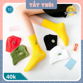 Set 5 Đôi tất hoa quả cổ cao cá tính