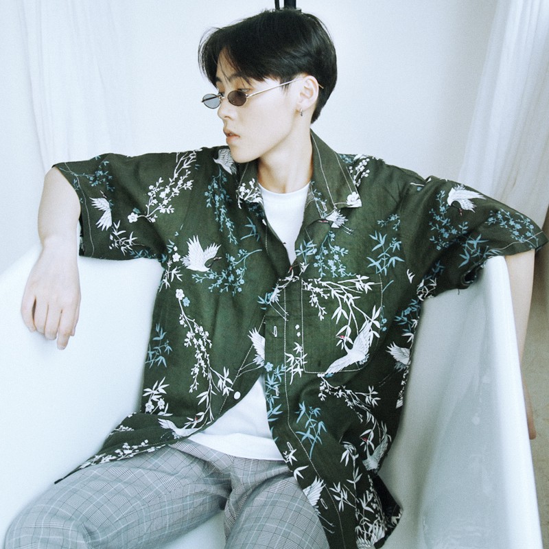 áo sơ mi nam ngắn tay cổ bẻ thời trang