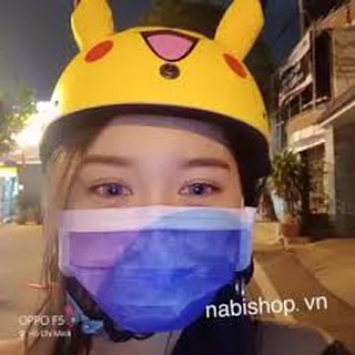 Nón bảo hiểm Pikachu ( siêu xinh)