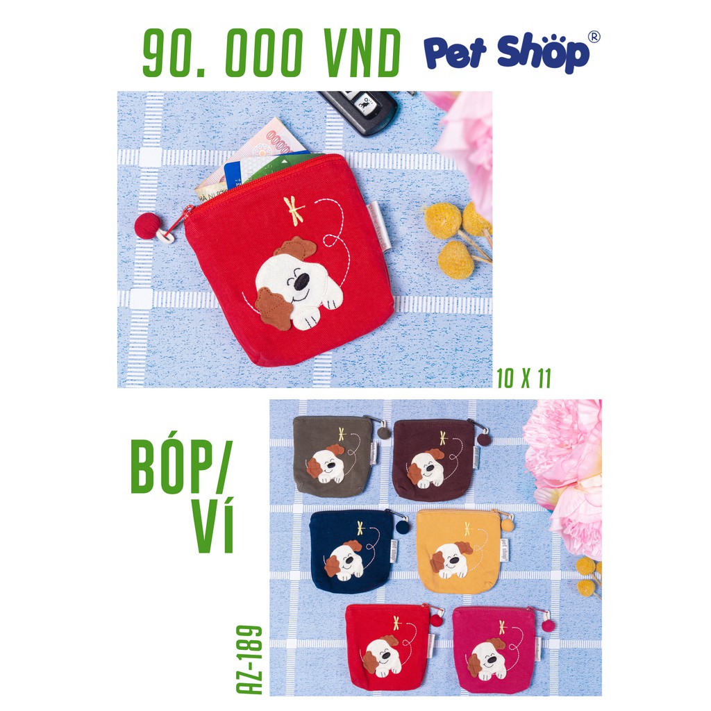 Bóp đựng giấy tờ tiện ích Pet Shop AZ-189