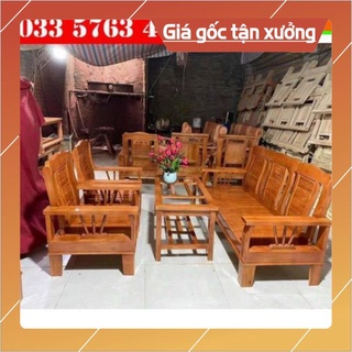 bộ ghế uống nước phòng khách xoan ta bàn ghế gỗ - bàn ghế phòng khách - ghế sofa gỗ