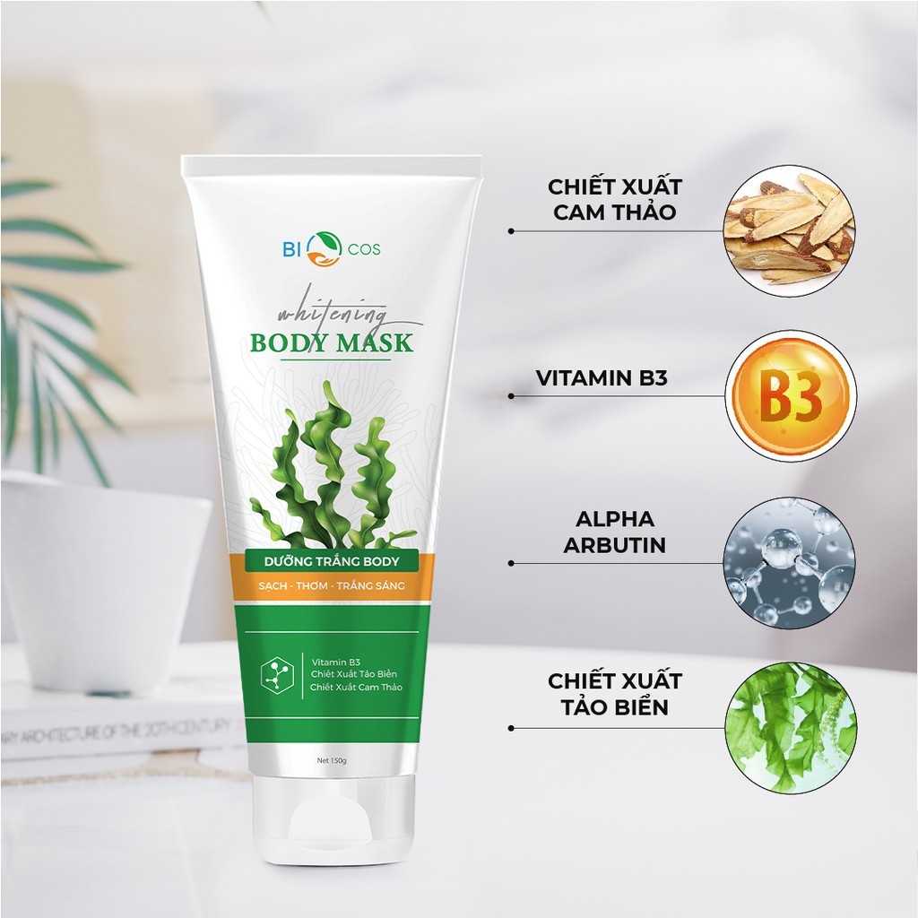 Kem ủ body dưỡng trắng da Biocos | BigBuy360 - bigbuy360.vn