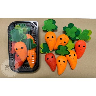 Cà rốt vải nỉ ( giá set 5 củ )