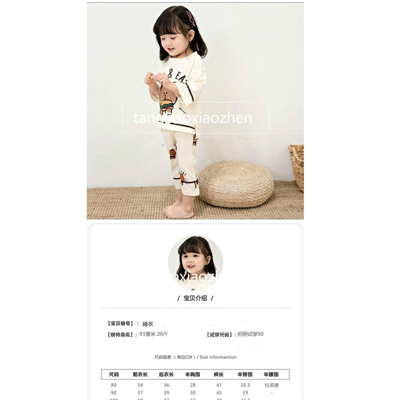 [Hàng Mới Về] Bộ Đồ Ngủ Cotton Tay Dài Thoải Mái Phong Cách Mùa Hè Cho Nữ