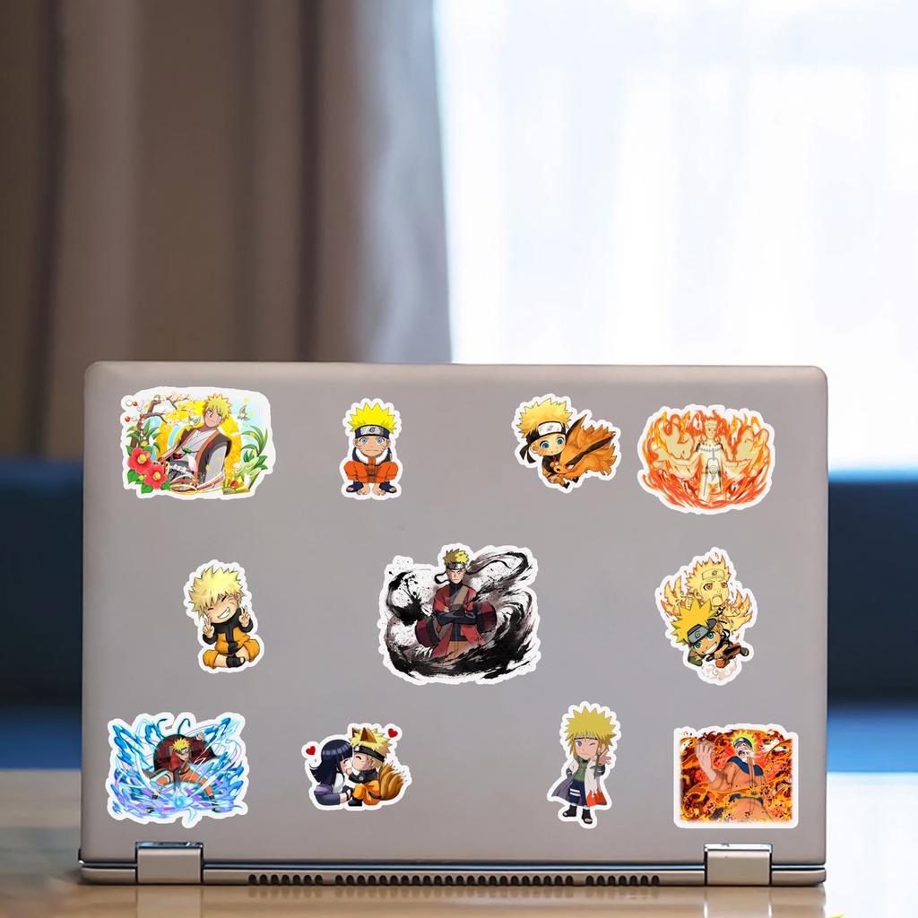 Sticker Naruto Chống Nước - Sticker Dán Laptop, Điện Thoại, Đàn Guitar, Mũ Bảo Hiểm, Vali