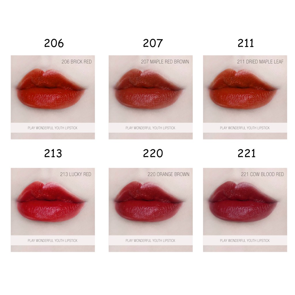 Son môi HengFang 9086 6 màu tùy chọn kháng nước và lâu trôi chuyên dụng cho nữ 30g