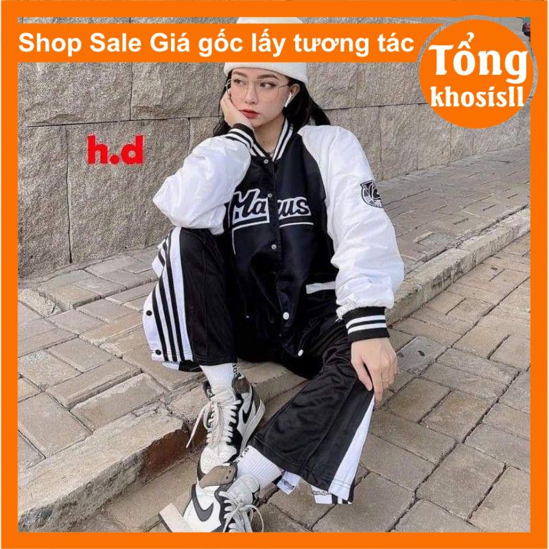 [ Mã FAMAYWA giảm 10K đơn 50K] Áo Khoác Dù Bomber MACus phối tay trắng 1 lớp - Thời trang thu đông nam nữ Unisex Ulzzang | BigBuy360 - bigbuy360.vn