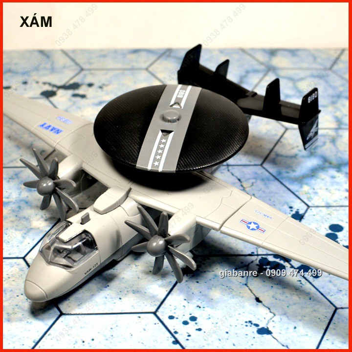 Mô Hình Đồ Chơi Máy Bay Tuần Thám Radar - E2 - Dài 20cm Size 1:72 - 7797