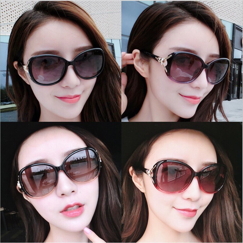 Mắt Kính Nữ Phân Cực Glasses Thời Trang Màu Đen ST2S448