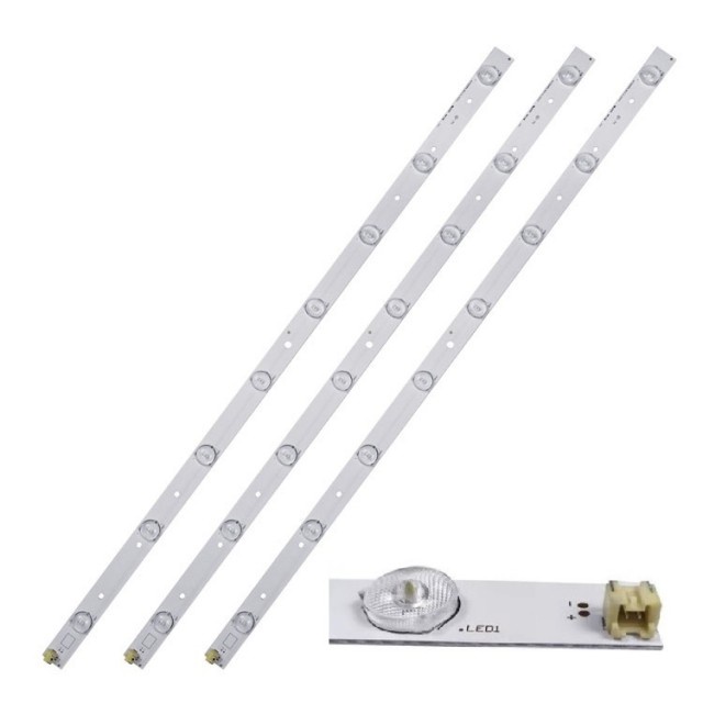 Toshiba 29P2300 - Bộ 3 thanh 8 led cho tivi Toshiba 29P2300 29P200V và các dòng tương tự