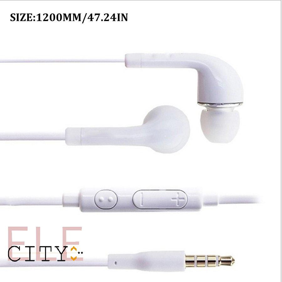 Tai nghe nhét tai có dây 3.5mm với điều khiển mic / âm lượng cho S4/S6/J5/Jb