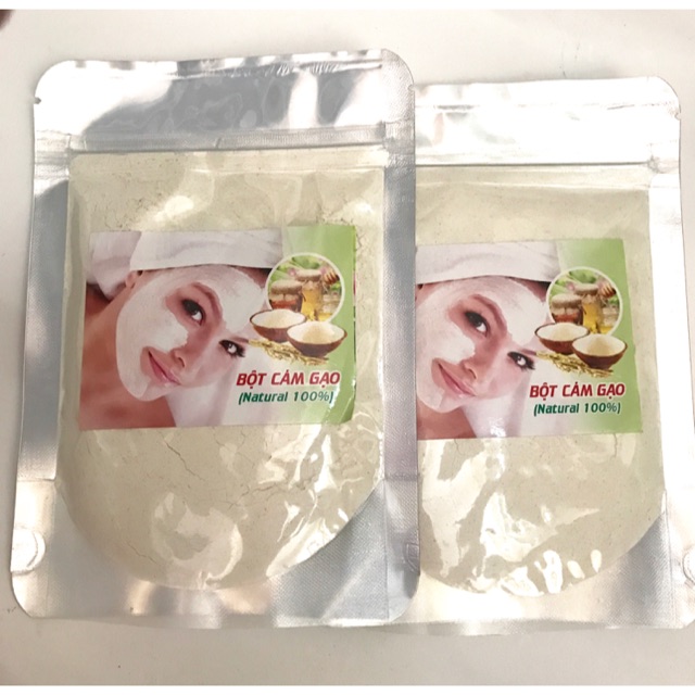 Bột đắp mặt nạ tinh chất bột cám gạo dưỡng da mặt, mắt SPA