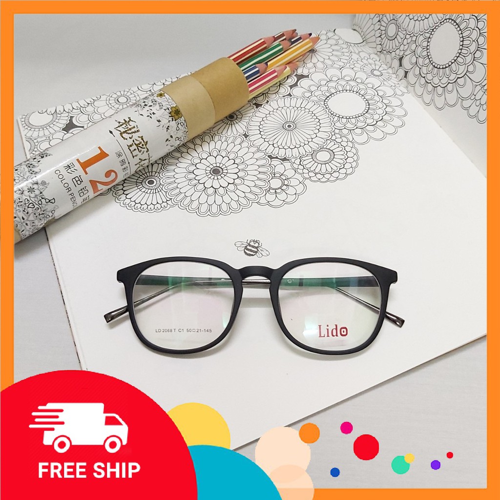 Gọng kính Nhật LIDO TR90 càng Titanium Frame Japan