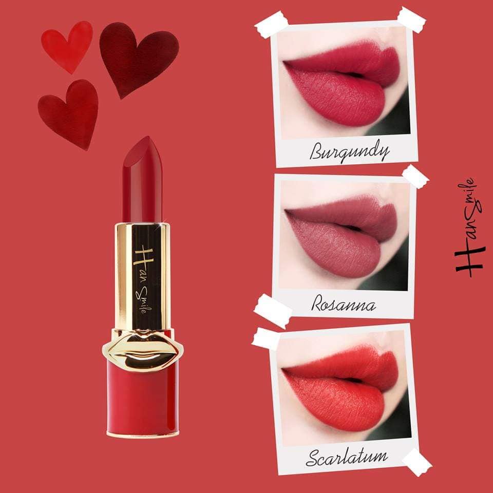 Son Thỏi Lì Lâu Trôi Hansmile Mystick Lipstick 3,5g Chất Son Cao Cấp Mịn Như Nhung