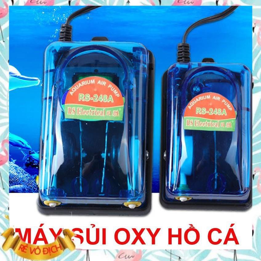 Máy sục khí mini Rs electrical RS-248A ( 3W - 2.5L/PHÚT) cung cấp oxy cho hồ thúy sinh