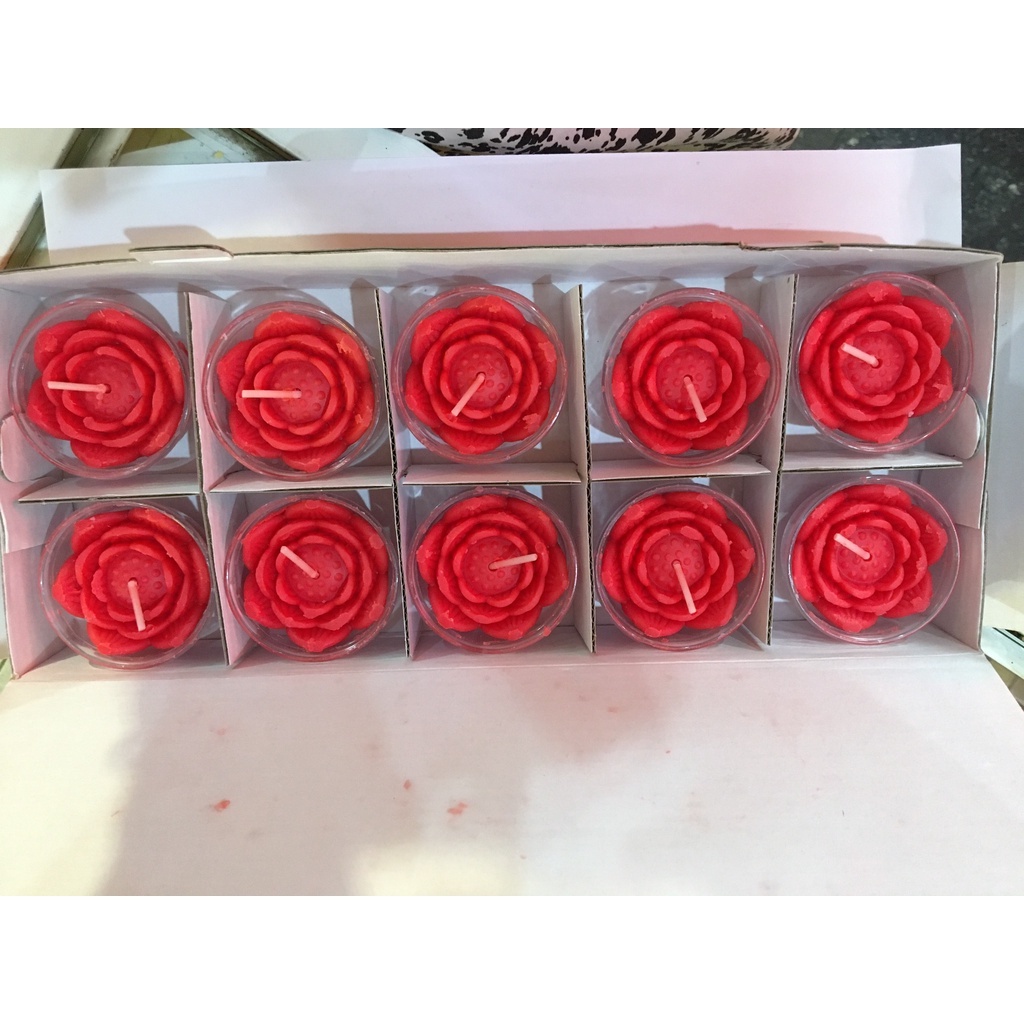 Nến tealight sen 10 tiếng   - Văn phòng phẩm Nhơn Phát