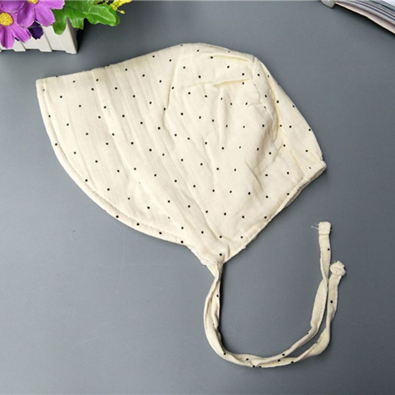 Mũ Bonnet Chất Liệu Cotton Thoáng Khí Họa Tiết Hoa Xinh Xắn Thời Trang Mùa Hè Cho Bé Gái