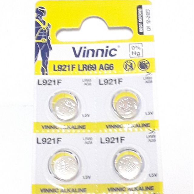 Pin AG6-L921F - vỉ .10 VIÊN