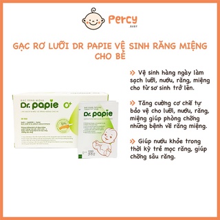 Gạc rơ lưỡi dr papie vệ sinh răng miệng cho bé