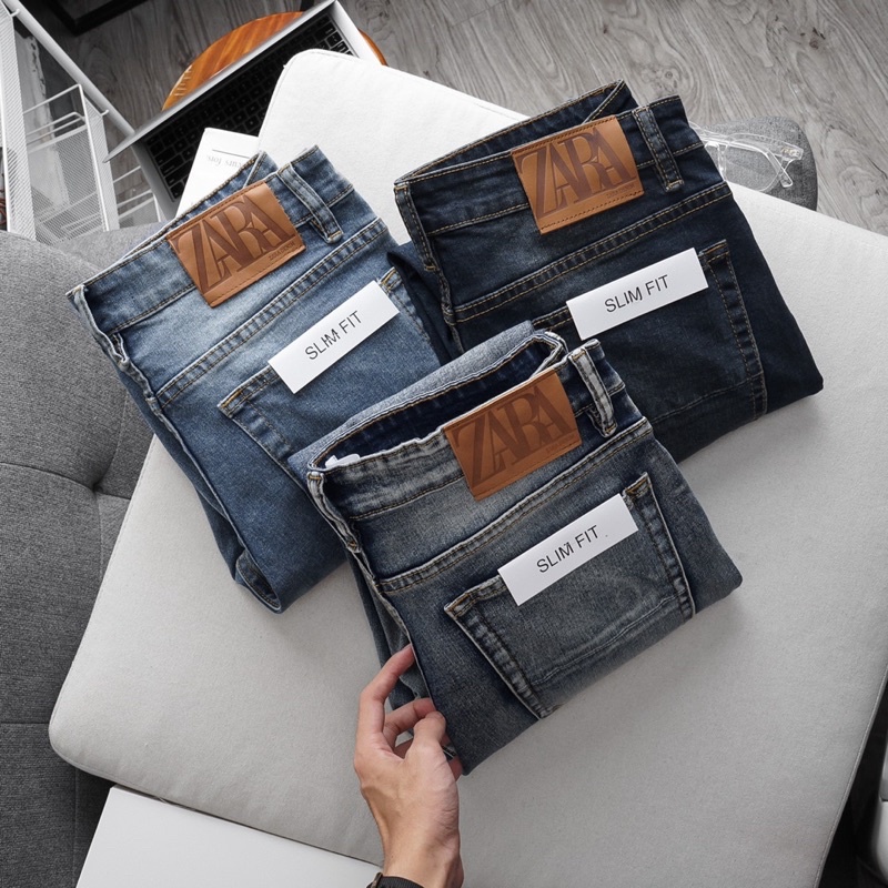 QUẦN JEAN NAM XANH WAX QUẦN BÒ NAM QUẦN RIN  ỐNG ÔM SHINKY PHA SLIMFIT VNXK THỜI TRANG HÀNG MỚI VỀ  CAO CẤP HAIAN JEANS