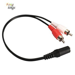 Dây cáp âm thanh RCA giắc cắm 3.5mm