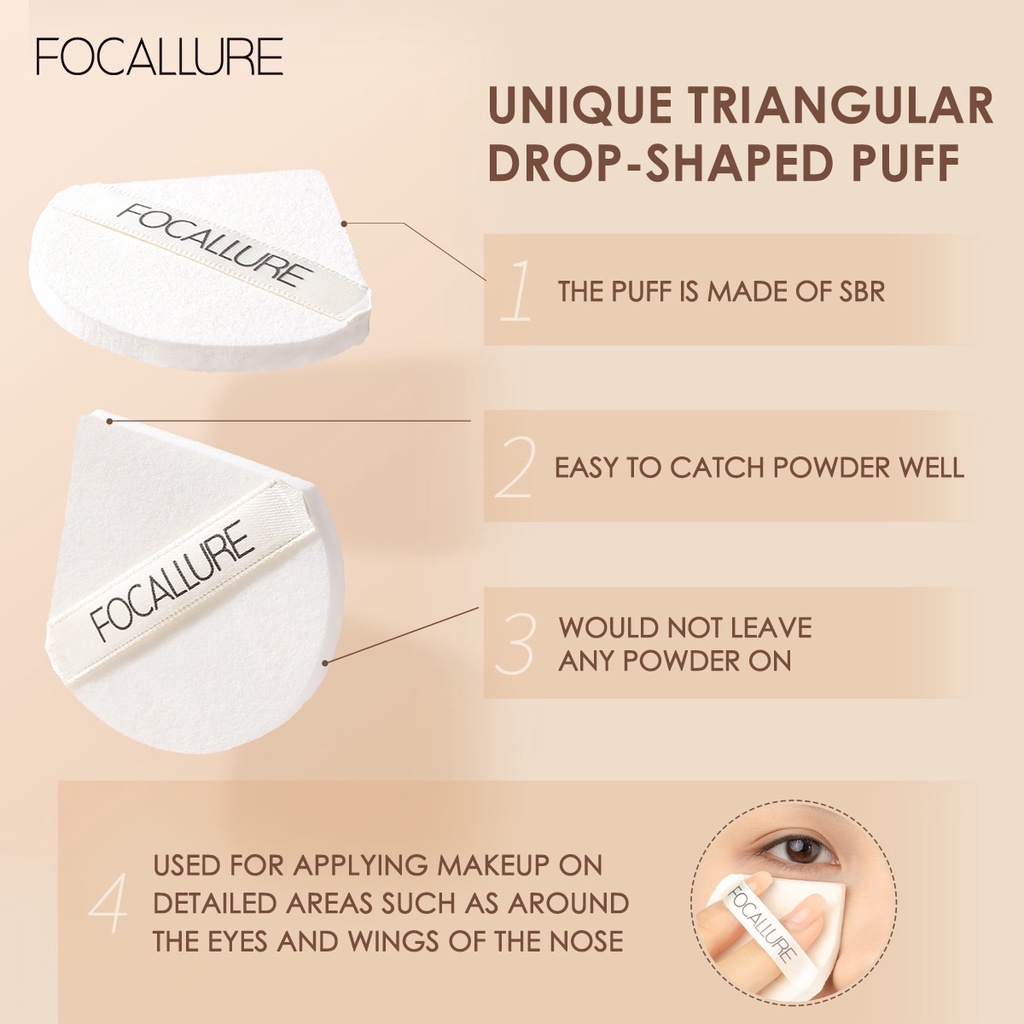 Phấn Nén Focallure Lâu Trôi Chống Thấm Nước Kiềm Dầu