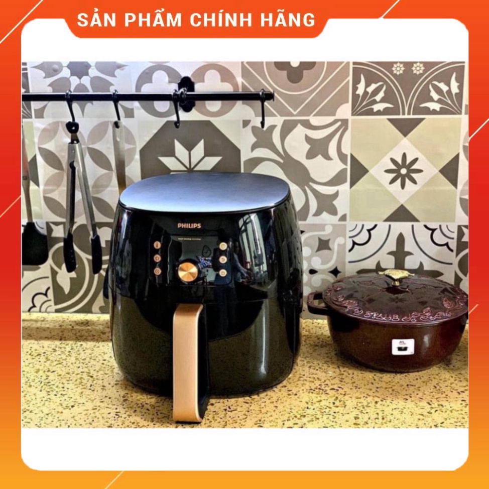 Nồi Chiên Không Dầu PHILIPS HD9860/90 , Dung Tích 7.3L, Công Suất 2200W, Nhập Đức - Bảo Hành 12 Tháng